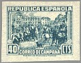 Spain 1939 Correo Campaña 40 CTS Verde Edifil NE 50. España ne50. Subida por susofe